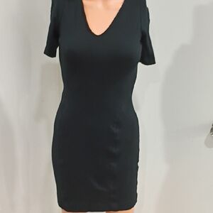 Theory Black Midi Dress